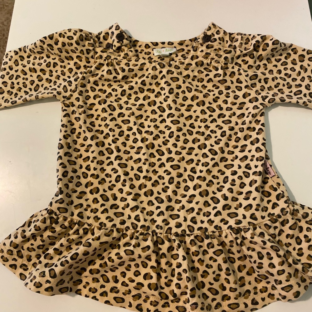 Le Top Tan and Black Leopard Dress